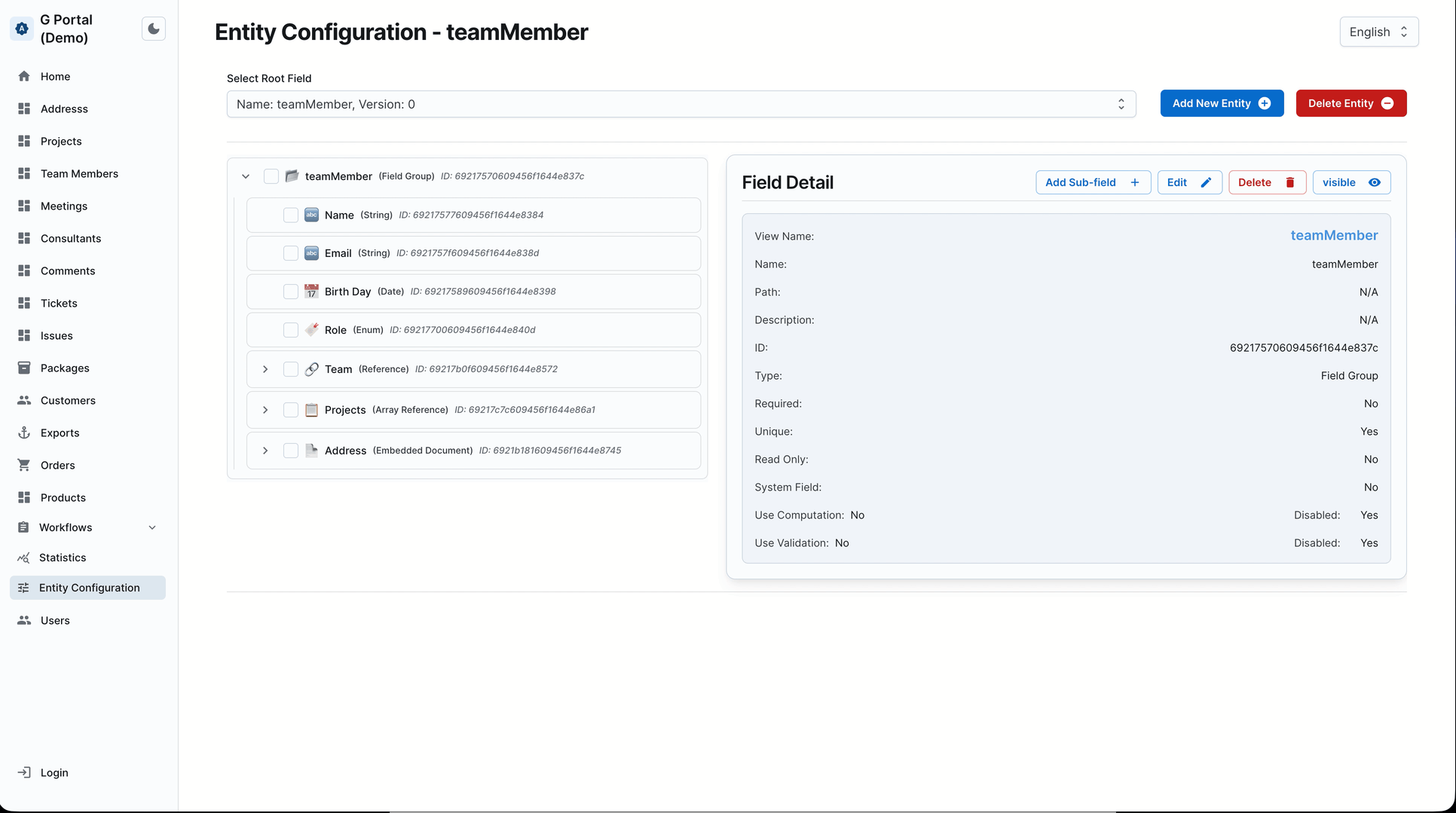 Demo Custom computation
