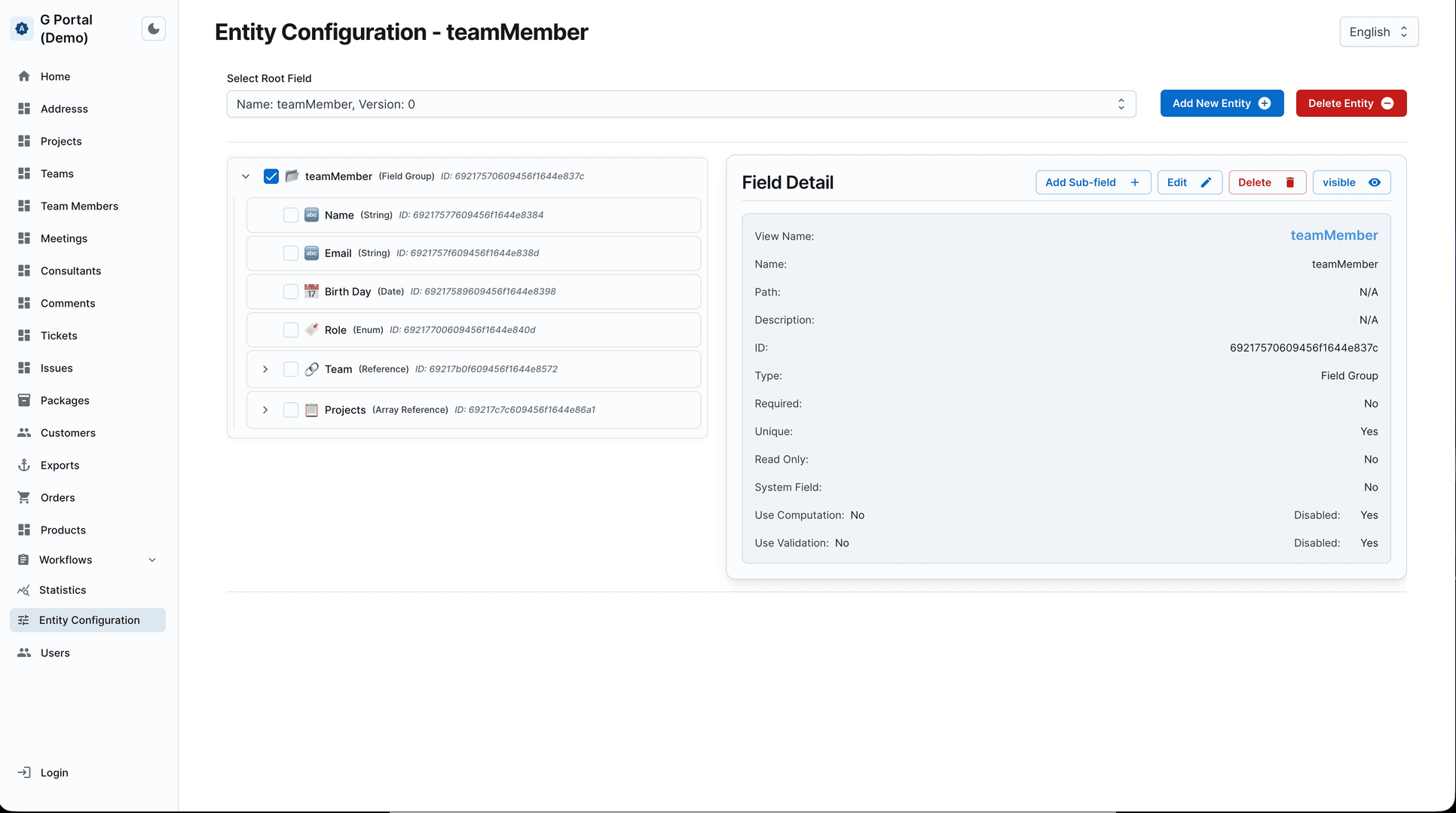 Demo embedded document